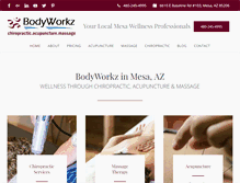 Tablet Screenshot of mybodyworkz.com